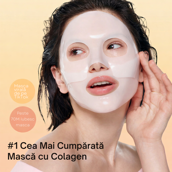 Mască cu colagen - 4 Bucăți